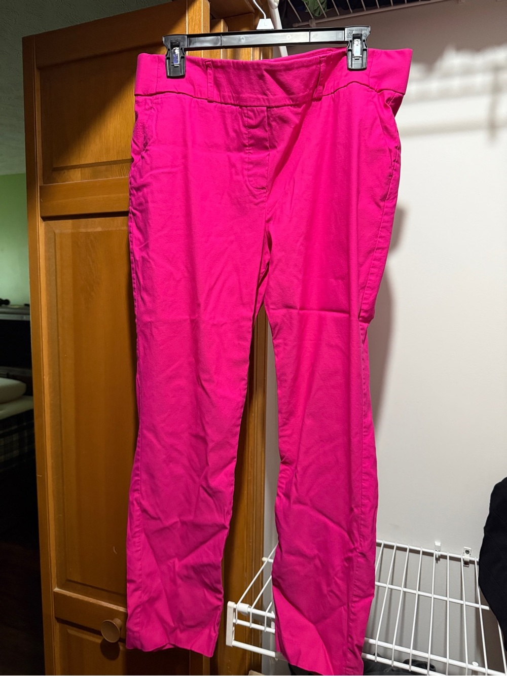 Simply Vera Vera Wang Hot Pink Straight-Leg Pants